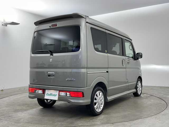 スズキ エブリィ ワゴン PZターボ 千葉県 2024(令6)年 0.4万km モスグレーメタリック ・社外９インチフローティングナビ/・CD/DVD/BT/SD/フルセグTV/・バックカメラ/・デュアルカメラブレーキサポート/・後退時ブレーキサポート/・誤発信発進抑制機能/・ふらつき警報/・先行車発進お知らせ機能/・コーナーセンサー/・車線逸脱警報システム/・横滑り防止装置/・アイドリングストップ/・オートマチックハイビーム/・片側パワースライドドア/・ステアリングリモコン/・純正フロアマット/・ヘッドライトレベライザー/・電動格納ミラー/・LEDオートライト/・フォグランプ/・ETC/・ルームミラー一体型前後ドライブレコーダー/・スマートキー/・プッシュスタート