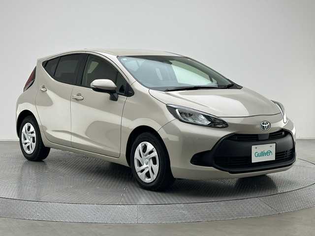 トヨタ アクア X 兵庫県 2023(令5)年 3.9万km クリアベージュメタリック 純正コネクトナビ(USB/Bluetooth)/バックカメラ/追従型クルーズコントロール/LEDヘッドライト/オートライト/オートマチックハイビーム/ビルトインETC/レーンキープアシスト/スマートキー/ヘッドライトレベライザー/プッシュスタート