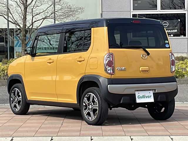 マツダ フレア クロスオーバー XS 福島県 2018(平30)年 3.6万km アクティブイエロー/ブラック2トーン 4WD/純正メモリナビ/　【フルセグ/CD/DVD/USB/SD/BT】/純正ドライブレコーダー/ステアリングリモコン/前席シートヒーター/ヒルスタートアシスト/アイドリングストップ/横滑り防止機能/衝突軽減システム/レーンキープアシスト/HIDヘッドライト（AUTO機能付き）/　・フォグランプ/純正フロアマット/クリアランスソナー/スペアキー×１