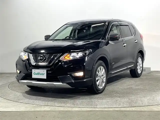 日産 エクストレイル ハイブリッド 大阪府 2018(平30)年 5.8万km ダイヤモンドブラック 純正９インチナビＴＶ　全方位カメラ　Ｂカメラ　ドラレコ　デジタルインナーミラー　ＥＴＣ　シートヒーター　衝突軽減　レーダークルコン　コーナーセンサー　レーンアシスト　フォグランプ　ＬＥＤヘッドライト