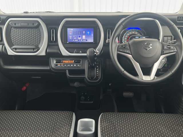 スズキ ハスラー HYBRID X 愛媛県 2024(令6)年 1.3万km コーラルオレンジメタリック/ソフトベージュメタリック 社外SDナビ/クルーズコントロール追従有/バックカメラ/ドライブレコーダー前のみ/純正15インチAW/社外フロアマット/コーナーセンサー/オートライト/オートLEDヘッドライト/前席シートヒーター/Bluetooth/スマートキー/スペアキー/保証書/取扱説明書