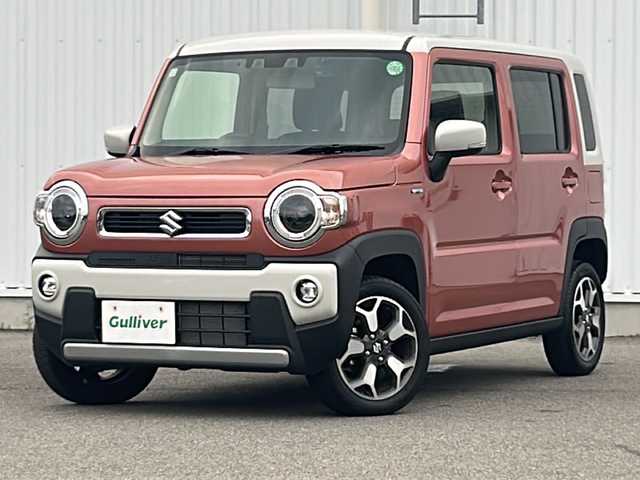 スズキ ハスラー HYBRID X 愛媛県 2024(令6)年 1.3万km コーラルオレンジメタリック/ソフトベージュメタリック 社外SDナビ/クルーズコントロール追従有/バックカメラ/ドライブレコーダー前のみ/純正15インチAW/社外フロアマット/コーナーセンサー/オートライト/オートLEDヘッドライト/前席シートヒーター/Bluetooth/スマートキー/スペアキー/保証書/取扱説明書