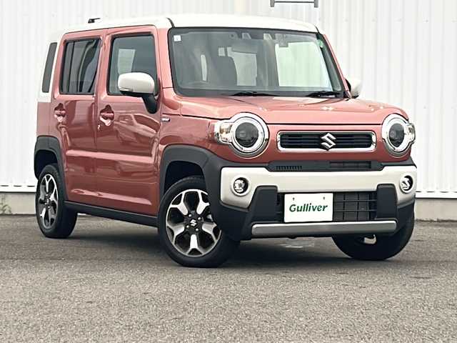 スズキ ハスラー HYBRID X 愛媛県 2024(令6)年 1.3万km コーラルオレンジメタリック/ソフトベージュメタリック 社外SDナビ/クルーズコントロール追従有/バックカメラ/ドライブレコーダー前のみ/純正15インチAW/社外フロアマット/コーナーセンサー/オートライト/オートLEDヘッドライト/前席シートヒーター/Bluetooth/スマートキー/スペアキー/保証書/取扱説明書