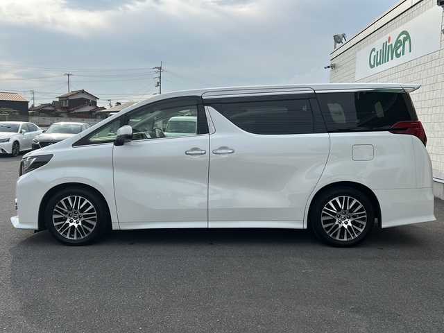 トヨタ アルファード S Cパッケージ 香川県 2017(平29)年 7.4万km ホワイトパールクリスタルシャイン メーカーオプションナビ/フルセグTV/サンルーフ/レザーシート /両側パワースライドドア/フリップダウンモニター/JBLサウンド/パワーバックドア/LEDヘッドライト/レーダークルーズ
