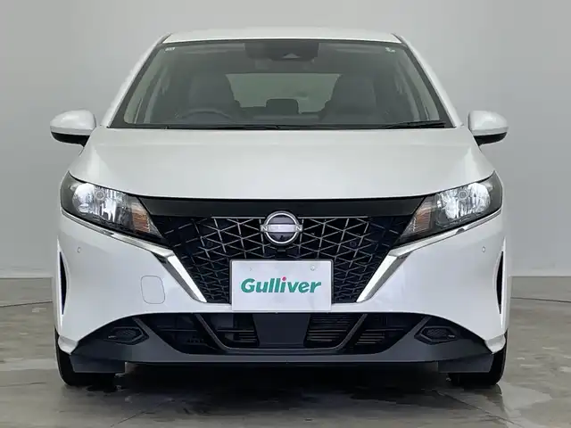 日産 ノート S 新潟県 2021(令3)年 2.4万km ピュアホワイトパール 禁煙車/社外メモリナビ/（BT/FM/AM/フルセグTV)/バックカメラ/ステアリングスイッチ/前後コーナーセンサー/AUTO HOLD/取扱説明書/保証書/整備記録簿