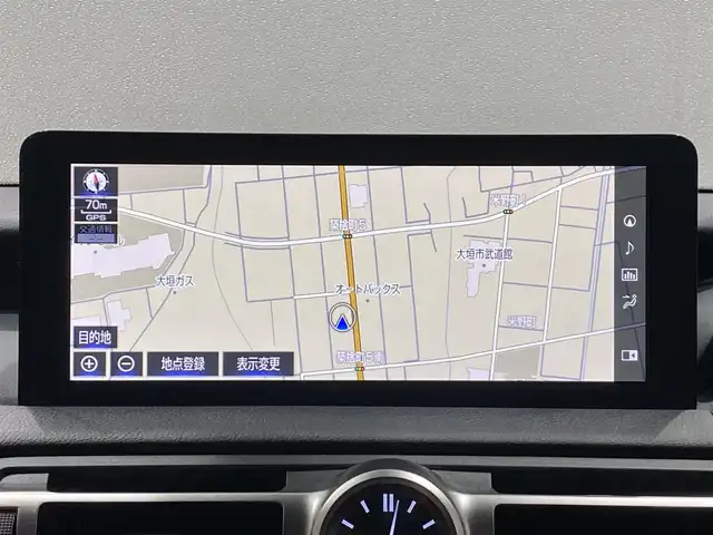 レクサス ＩＳ 300h Fスポーツ 岐阜県 2021(令3)年 3.2万km ホワイトノーヴァガラスフレーク 法人ワンオーナー/レッドレザーシート/前席パワーシート/ポジションシートメモリ/前席シートベンチレーション/三眼LEDヘッドライト/パノラマミックビューモニター/純正SDナビ　BlueTooth/CD/フルセグTV/前後ドライブレコーダー/パドルシフト/オートレインセンサー/オートハイビーム/レーダークルーズコントロール/ステアリングスイッチ/ステアリングヒーター/ブレーキホールド/ドライブモードセレクト/ETC2.0/取扱説明書/保証書/スペアキー