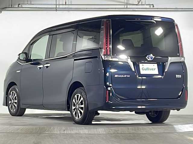 トヨタ エスクァイア ハイブリッド Gi プレミアムパッケージ 広島県 2018(平30)年 7.6万km ブラッキッシュアゲハガラスフレーク トヨタセーフティセンス/・レーンキープアシスト/・オートハイビーム/社外ナビ(AVIC-RL901)/・CD/DVD/BT/フルセグ/バックカメラ/両側パワースライドドア/クルーズコントロール/デジタルインナーミラー/ハーフレザーシート/前席シートヒーター/ハンドルヒーター/LEDヘッドライト/オートライト/スマートキー/プッシュスタート/純正フロアマット
