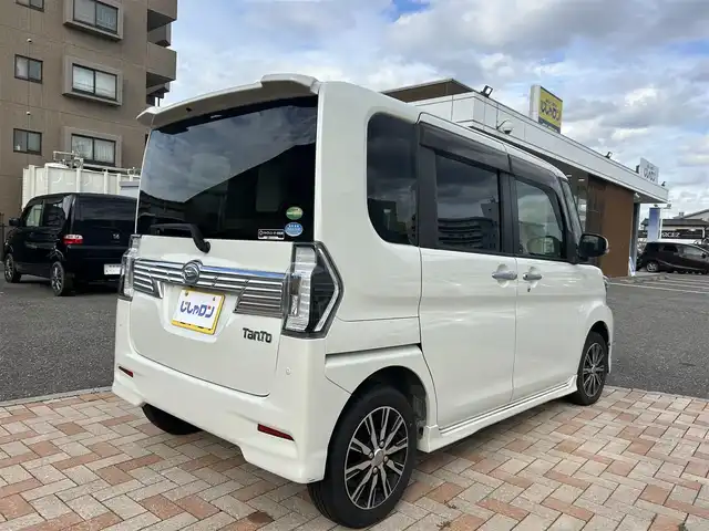 ダイハツ タント カスタムX トップED VS SAⅢ 新潟県 2019(平31)年 9.7万km パールホワイトⅢ (株)IDOMが運営する【じしゃロン新潟店】の自社ローン専用車両になります。/こちらは現金またはオートローンご利用時の価格です。自社ローンご希望の方は別途その旨お申付け下さい/プッシュスタート/スペアーキー１本/ETC/純正ナビ/ドライブレコーダー/アラウンドビューモニター/フルセグテレビ(走行時視聴可能）/DVD再生可能/CD再生可能/Bluetooth接続可能/シートヒーター(D席のみ)/両側パワースライドドア/純正AW/LEDヘッドランプ/LEDフォグランプ/ウインカーミラー/レーンキープアシスト/衝突軽減ブレーキ