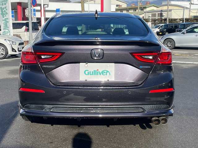 ホンダ インサイト EX・ブラックスタイル 長野県 2019(平31)年 9.1万km ルーセブラックM ８インチ純正ナビ（VXU-197SGi）/無限フルエアロ/無限ホイール/無限マフラー/Bluetooth Audio/フルセグテレビ/ビルドインＥＴＣ/バックカメラ/追従クルーズコントロール/コーナーセンサー/ステアリングスイッチ/本革巻ステアリング/パドルシフト/パワーシートＤ＋Ｎ席/シートヒーターＤ＋Ｎ席/純正フロアマット/プッシュスタート/オートライト/フォグランプ/ドアバイザー/電動格納ドアミラー/ブラインドスポットモニター/スマートキー/スペアキー×１/横滑り防止機能/盗難防止機能/スタッドレスタイヤ積込/（純正アルミホイール）