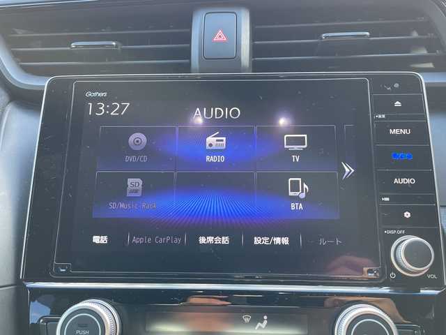 ホンダ インサイト EX・ブラックスタイル 長野県 2019(平31)年 9.1万km ルーセブラックM ８インチ純正ナビ（VXU-197SGi）/無限フルエアロ/無限ホイール/無限マフラー/Bluetooth Audio/フルセグテレビ/ビルドインＥＴＣ/バックカメラ/追従クルーズコントロール/コーナーセンサー/ステアリングスイッチ/本革巻ステアリング/パドルシフト/パワーシートＤ＋Ｎ席/シートヒーターＤ＋Ｎ席/純正フロアマット/プッシュスタート/オートライト/フォグランプ/ドアバイザー/電動格納ドアミラー/ブラインドスポットモニター/スマートキー/スペアキー×１/横滑り防止機能/盗難防止機能/スタッドレスタイヤ積込/（純正アルミホイール）