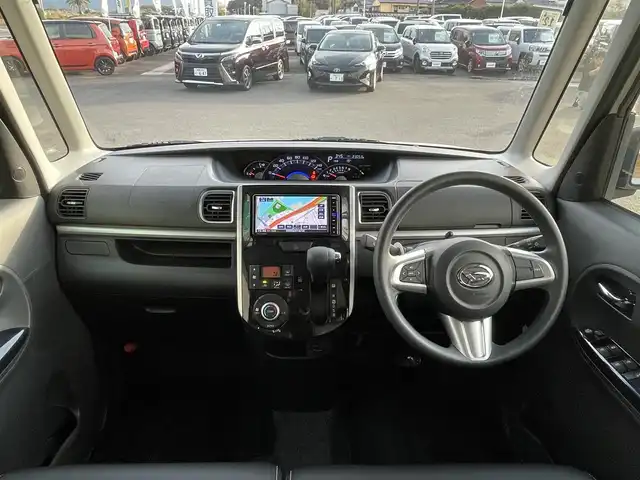 ダイハツ タント カスタム X トップED SA Ⅲ 宮崎県 2017(平29)年 2.3万km パールホワイトⅢ 純正SDナビ/（CD/DVD/AM/FM/BT)/フルセグTV/バックカメラ/ステアリングスイッチ/左側パワースライドドア/シートヒーター/横滑り防止機能/アイドリングストップ/衝突防止機能/オートハイビーム