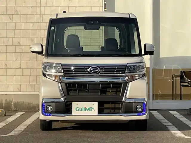 ダイハツ タント カスタム X トップED SA Ⅲ 宮崎県 2017(平29)年 2.3万km パールホワイトⅢ 純正SDナビ/（CD/DVD/AM/FM/BT)/フルセグTV/バックカメラ/ステアリングスイッチ/左側パワースライドドア/シートヒーター/横滑り防止機能/アイドリングストップ/衝突防止機能/オートハイビーム