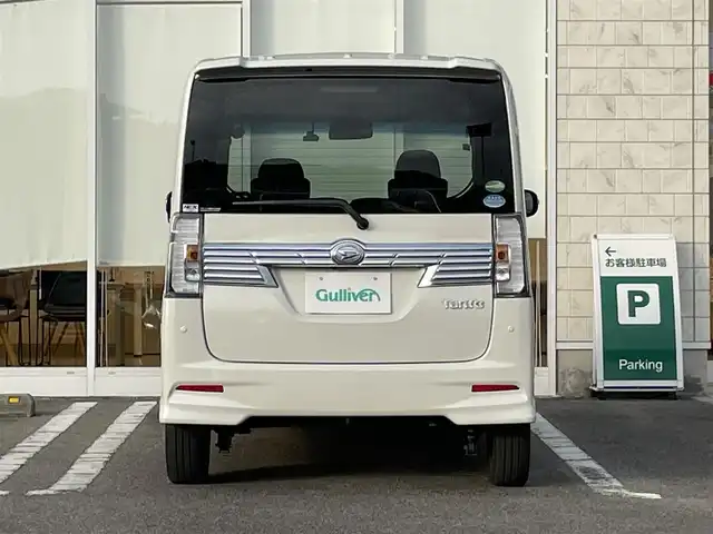 ダイハツ タント カスタム X トップED SA Ⅲ 宮崎県 2017(平29)年 2.3万km パールホワイトⅢ 純正SDナビ/（CD/DVD/AM/FM/BT)/フルセグTV/バックカメラ/ステアリングスイッチ/左側パワースライドドア/シートヒーター/横滑り防止機能/アイドリングストップ/衝突防止機能/オートハイビーム