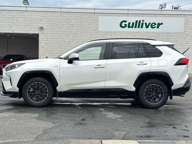 トヨタ ＲＡＶ４ ＰＨＶ G Z 愛知県 2021(令3)年 7.8万km ホワイトパールクリスタルシャイン /ワンオーナー//禁煙車//純正ナビ/（AM/FM/Bluetooth/USB）//バックカメラ//アラウンドビューモニター//デジタルインナーミラー//クルーズコントロール//ビルトインETC//ブラインドスポットモニター//ポジションメモリシート//D+Nパワーシート//D+Nシートヒーター//D+Nエアシート//ステアリングヒーター//電子パーキング//クリアランスソナー//レーンキープアシスト（LTA）//衝突被害軽減システム（PCS）//盗難防止装置//オートLEDライト//オートマチックハイビーム//Wエアバック//カーテンエアバック//保証書//スペアキー