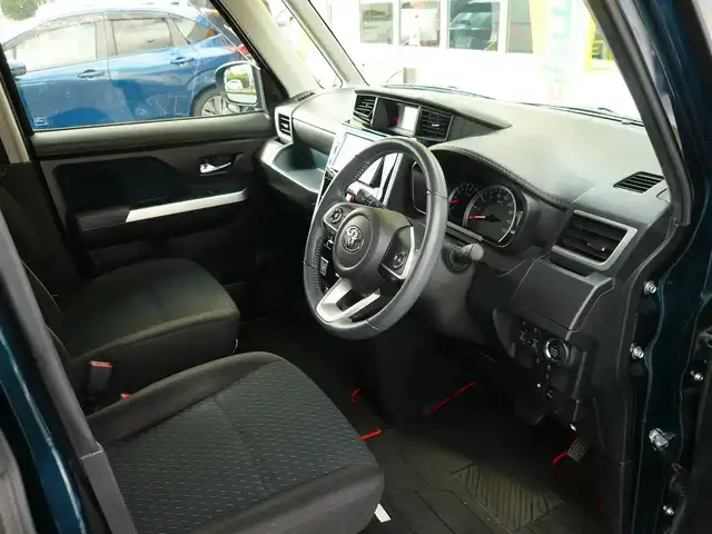 トヨタ ルーミー カスタムG－T 静岡県 2020(令2)年 4万km レーザーブルークリスタルシャイン ワンオーナー /禁煙車/ターボ/両側パワースライドドア/純正SDナビ：NSZT-W68T/(CD/DVD/BT/SD/フルセグTV/USB/)/TVキャンセラー有/クルーズコントロール/ステアリングリモコン/バックカメラ/前席シートヒーター/電子パーキング/後席ロールサンシェード/スマートアシスト/前後コーナーセンサー/プッシュスタート　スマートキー/ビルトインETC/前後ドライブレコーダー/LEDヘッドライト/保証書　取扱説明書　ナビ取説