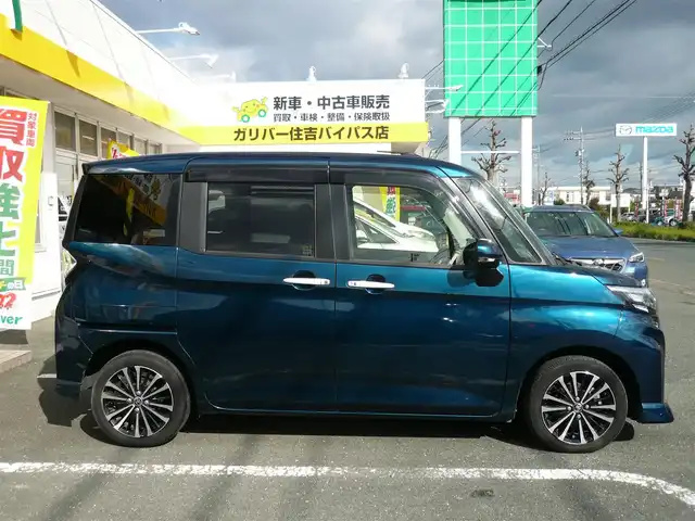 トヨタ ルーミー カスタムG－T 静岡県 2020(令2)年 4万km レーザーブルークリスタルシャイン ワンオーナー /禁煙車/ターボ/両側パワースライドドア/純正SDナビ：NSZT-W68T/(CD/DVD/BT/SD/フルセグTV/USB/)/TVキャンセラー有/クルーズコントロール/ステアリングリモコン/バックカメラ/前席シートヒーター/電子パーキング/後席ロールサンシェード/スマートアシスト/前後コーナーセンサー/プッシュスタート　スマートキー/ビルトインETC/前後ドライブレコーダー/LEDヘッドライト/保証書　取扱説明書　ナビ取説