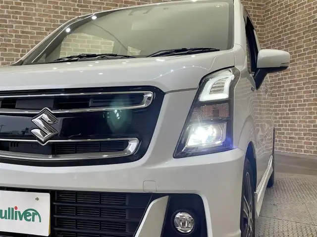 スズキ ワゴンＲ スティングレー HYBRID T 岩手県 2020(令2)年 5.7万km ピュアホワイトP ４WD/ターボ/スズキセーフティサポート/デュアルセンサーブレーキサポート/ハイビームアシスト/車線逸脱警報/誤発進抑制機能/先行車発信お知らせ機能/リヤパーキングセンサー/クルーズコントロール/横滑り防止装置/アイドリングストップ/パドルシフト/前席シートヒーター/Pioneerオーディオ(FH-4100)/ドライブレコーダー/LEDヘッドライト/純正１５インチアルミホイール
