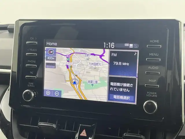 トヨタ カローラ クロス G 福岡県 2022(令4)年 1.3万km プラチナホワイトパールマイカ 純正ナビ　/バックカメラ　/ビルトインＥＴＣ２．０　/前後ドライブレコーダー　/レーダークルーズコントロール　/コーナーセンサー　/衝突軽減ブレーキ　/レーンキープ　/アクセル踏み間違い防止　/純正フロアマット　/ＬＥＤヘッドライト