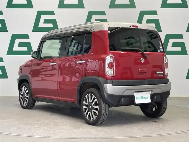 スズキ ハスラー Jスタイル Ⅲ 鹿児島県 2018(平30)年 4万km フェニックスレッドパール/スチールシルバー2トーン 社外SDナビ/フルセグTV/BT/CD/DVD/バックカメラ/デュアルカメラブレーキサポート/シートヒーター/ハーフレザーシート/ETC/HIDヘッドライト/純正15インチアルミホイール/スマートキー