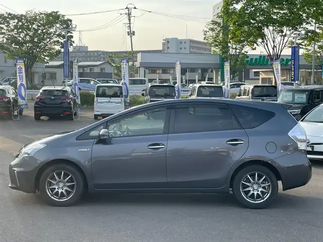 トヨタ プリウス α S チューンブラック 宮城県 2014(平26)年 9.8万km グレーメタリック (株)IDOMが運営する【じしゃロン仙台店】の自社ローン専用車両になりますこちらは現金またはオートローンご利用時の価格です。自社ローンご希望の方は別途その旨お申付け下さい/SDナビ/フルセグ/Bluetooth/バックカメラ/ETC