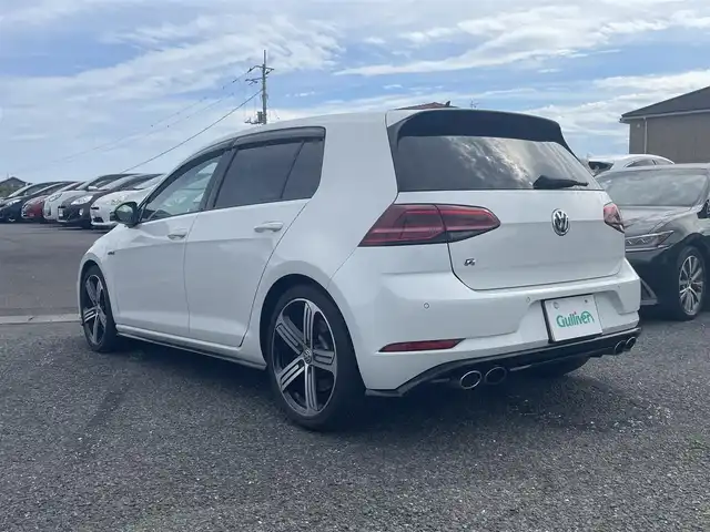 フォルクスワーゲン ゴルフ Ｒ 茨城県 2019(平31)年 3.4万km 白 純正ナビ/（AM/FM/BT）/フルセグTV/バックカメラ/衝突軽減ブレーキ/シートヒーター/レーダークルーズコントロール/前後コーナーセンサー/パドルシフト/ETC