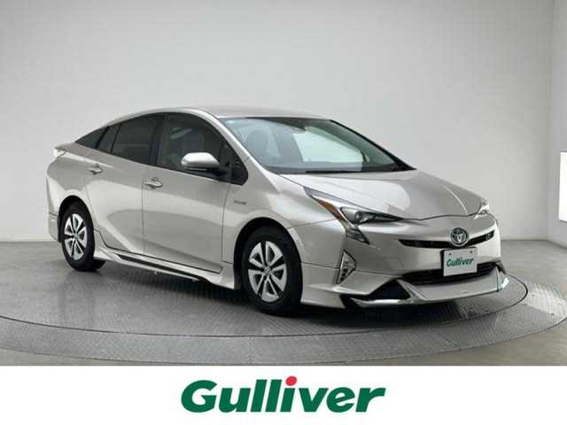 トヨタ プリウス A 兵庫県 2016(平28)年 7.6万km スティールブロンドM 純正9インチナビ/フルセグ CD DVD BT MSV/バックカメラ/レーダークルーズコントロール/プリクラッシュセーフティー/LDA/PKSB/BSM/HUD/パーキングアシスト/クリアランスソナー/社外エアロ/LEDヘッドライト/LEDフォグライト/オートライト/オートハイビーム/スマートキー