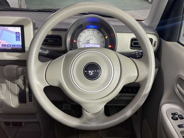 スズキ ラパン L 広島県 2016(平28)年 3.8万km アーバンブラウンパールメタリック 社外ナビ　/バックカメラ　/シートヒーター　/プッシュスタートボタン　/ＤＶＤ　/衝突軽減ブレーキ　/スマートキー　/アイドリングストップ　/Ｂｌｕｅｔｏｏｔｈ　/ＥＴＣ　/ヘッドライトレベライザー　/横滑り防止　/TV/純正14インチホイールキャップ(155/65/R14)/エアバック（運転席/助手席）