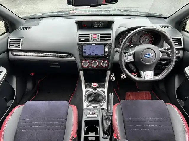 スバル ＷＲＸ ＳＴＩ STI タイプS 愛媛県 2015(平27)年 12.3万km クリスタルブラックシリカ 4WD/6MT/STIエアロ（フロント）/社外19インチAW（RAYS）/BLITZ車高調/社外ナビ（Carrozzeria）/・Bluetooth/・CD/DVD/フルセグTV/バックカメラ（リア・サイド）/ETC/ドライブレコーダー/純正フロアマット/スバルリヤビークルディテクション（後側方警戒支援システム）/ハーフレザーシート/パワーシート（D席）/社外マフラー（純正マフラー有）/LEDヘッドライト/オートライト/オートマチックハイビーム/スマートキー/取扱説明書/保証書