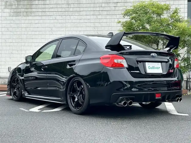 スバル ＷＲＸ ＳＴＩ STI タイプS 愛媛県 2015(平27)年 12.3万km クリスタルブラックシリカ 4WD/6MT/STIエアロ（フロント）/社外19インチAW（RAYS）/BLITZ車高調/社外ナビ（Carrozzeria）/・Bluetooth/・CD/DVD/フルセグTV/バックカメラ（リア・サイド）/ETC/ドライブレコーダー/純正フロアマット/スバルリヤビークルディテクション（後側方警戒支援システム）/ハーフレザーシート/パワーシート（D席）/社外マフラー（純正マフラー有）/LEDヘッドライト/オートライト/オートマチックハイビーム/スマートキー/取扱説明書/保証書