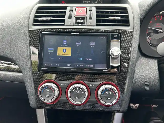 スバル ＷＲＸ ＳＴＩ STI タイプS 愛媛県 2015(平27)年 12.3万km クリスタルブラックシリカ 4WD/6MT/STIエアロ（フロント）/社外19インチAW（RAYS）/BLITZ車高調/社外ナビ（Carrozzeria）/・Bluetooth/・CD/DVD/フルセグTV/バックカメラ（リア・サイド）/ETC/ドライブレコーダー/純正フロアマット/スバルリヤビークルディテクション（後側方警戒支援システム）/ハーフレザーシート/パワーシート（D席）/社外マフラー（純正マフラー有）/LEDヘッドライト/オートライト/オートマチックハイビーム/スマートキー/取扱説明書/保証書