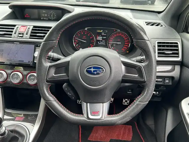 スバル ＷＲＸ ＳＴＩ STI タイプS 愛媛県 2015(平27)年 12.3万km クリスタルブラックシリカ 4WD/6MT/STIエアロ（フロント）/社外19インチAW（RAYS）/BLITZ車高調/社外ナビ（Carrozzeria）/・Bluetooth/・CD/DVD/フルセグTV/バックカメラ（リア・サイド）/ETC/ドライブレコーダー/純正フロアマット/スバルリヤビークルディテクション（後側方警戒支援システム）/ハーフレザーシート/パワーシート（D席）/社外マフラー（純正マフラー有）/LEDヘッドライト/オートライト/オートマチックハイビーム/スマートキー/取扱説明書/保証書