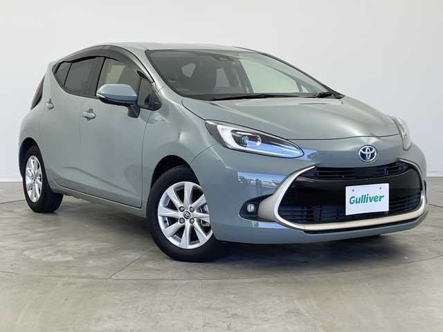 トヨタ アクア Z 新潟県 2022(令4)年 1.5万km アーバンカーキ 10.5インチ純正メモリナビ/　Bluetooth/USB/トヨタセーフティセンス/・プリクラッシュセーフティ/・パーキングサポートブレーキ/・レーントレーシングアラート/・レーダークルーズコントロール/・ロードサインアシスト/・オートマチックハイビーム/ブラインドスポットモニター/リヤクロストラフィックアラート/前後ドライブレコーダー【AG421-DRC】/前後コーナーセンサー/バックモニター/ビルトインETC2.0/LEDヘッドライト/オートライト/レザーステアリング