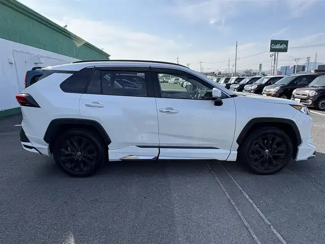 トヨタ ＲＡＶ４ G Zパッケージ 徳島県 2019(令1)年 9.3万km ホワイトパールクリスタルシャイン モデリスタエアロ　純正９型ナビ　ブラインドスポットモニター　BSM　ステアリングヒーター　シートヒーター　パワーバックドア　革巻ステアリング　フォグライト　LEDライト　スペアタイヤ　スマートキー　ETC