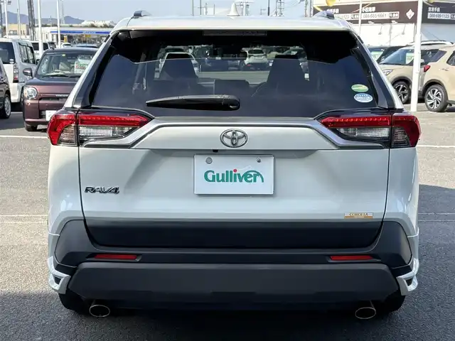 トヨタ ＲＡＶ４ G Zパッケージ 徳島県 2019(令1)年 9.3万km ホワイトパールクリスタルシャイン モデリスタエアロ　純正９型ナビ　ブラインドスポットモニター　BSM　ステアリングヒーター　シートヒーター　パワーバックドア　革巻ステアリング　フォグライト　LEDライト　スペアタイヤ　スマートキー　ETC