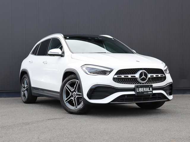 メルセデス・ベンツ ＧＬＡ２００ｄ 4マチック AMGライン 静岡県 2020(令2)年 3.9万km ポーラホワイト レザーEXパッケージ/黒・グレーの本革ツートン/アンビエントライト/アドバンスパッケージ/HUD/サンルーフ/純正ナビ/フルセグTV/純正ドライブレコーダー前後/360°カメラ/パドルシフト/ハイビームアシスト/ACC