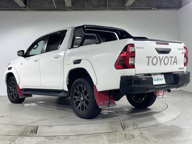 トヨタ ハイラックス Z GRスポーツ 福岡県 2022(令4)年 2.3万km スーパーホワイトⅡ 純正ナビ/AppleCarPlay/USB/Bluetooth/クルーズコントロール/レーンキープ/360度カメラ/ETC/GRロゴ入り半革シート/D席パワーシート/LEDヘッドライト/純正フロアマット/純正18インチアルミホイール/コーナーセンサー/スマートキー/スペアキー×1/保証書/取扱説明書