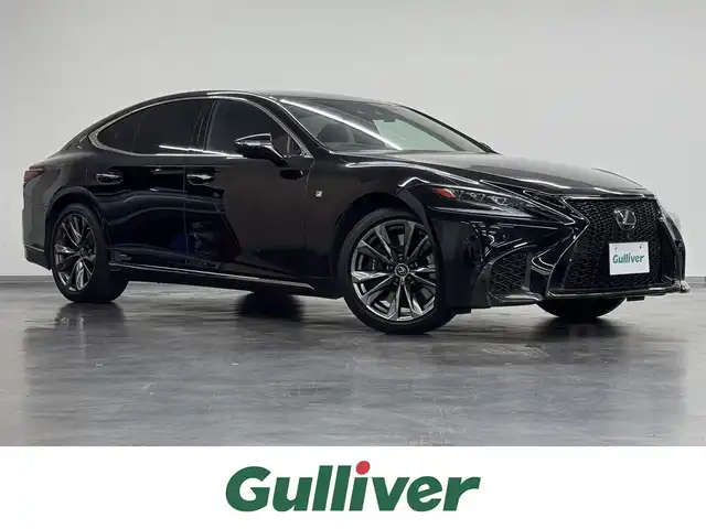 レクサス ＬＳ 500h Fスポーツ 三重県 2018(平30)年 6.7万km ブラック Pガソリン・マルチステージハイブリッド/FR/MTモード付フロアCVT/12.3型ナビ/（CD/DVD/REC/SD/USB/Bluetooth/Miracast/AUX/TV）/パノラミックビューモニター/ドライブレコーダー 前方/ETC2.0/LEXUS Safety System＋A/・プリクラッシュセーフティ（歩行者注意喚起・アクティブ操舵回避支援）/・フロントクロストラフィックアラート/・Lexus CoDrive（レーダークルコン・レーントレーシングアシスト・レーンチェンジアシスト）/・ドライバー異常時停車支援システム/・上下2段式アダプティブハイビームシステム/・ロードサインアシスト/・先行車発進告知機能/・ITS Connect/・ブラインドスポットモニター/など/装備/・本革シート/・シートヒーター（D/N/2nd左右）＆ベンチレーション（D/N）/・メモリーパワーシート（D20way/N18way）/・パワートランクリッド/・デジタルインナーミラー/・左右独立温度調整オートエアコン/・電動リヤガラスサンシェード/・カラーヘッドアップディスプレイ/・電子パーキングブレーキ/・純正20inAW/・スマートキーx1＋カードキーx1/など