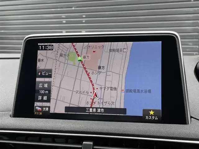 プジョー ５００８ GT ブルーHDi 三重県 2021(令3)年 3.6万km プラチナグレー 黒半革/ＡＣＣ/メモリー付パワーシート/シートヒーター/ランバーサポート/３６０°カメラ/前後ドラレコ/Ｂｌｕｅｔｏｏｔｈ/ｃａｒｐｌａｙ/純正ナビ・フルセグTV/ブラインドスポットモニター/純正１８インチＡＷ