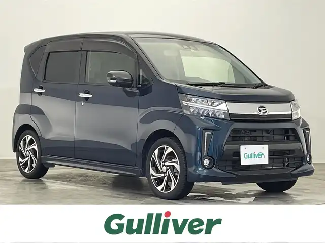 ダイハツ ムーヴ カスタム RS ハイパーLTD SAⅢ 滋賀県 2022(令4)年 1.3万km ブラックマイカメタリック/レーザーブルークリスタルシャイン 2トーン 純正ナビ/CD/DVD/Bluetooth/フルセグテレビ/全方位カメラ/ETC/スマートアシスト3（衝突回避支援システム）/・衝突回避支援ブレーキ機能/・衝突警報機能/・車線逸脱警報機能/・誤発進抑制制御機能/・オートハイビーム/D席シートヒーター /LEDヘッドライト/オートライト/ドライブレコーダー/純正フロアマット/プッシュスタート /スマートキー/スペアキー