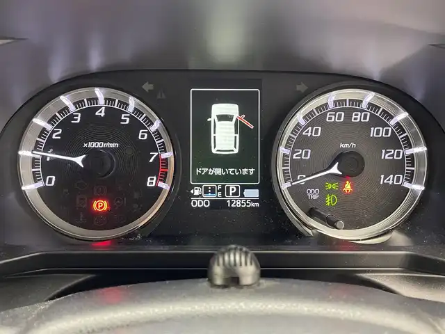 ダイハツ ムーヴ カスタム RS ハイパーLTD SAⅢ 滋賀県 2022(令4)年 1.3万km ブラックマイカメタリック/レーザーブルークリスタルシャイン 2トーン 純正ナビ/CD/DVD/Bluetooth/フルセグテレビ/全方位カメラ/ETC/スマートアシスト3（衝突回避支援システム）/・衝突回避支援ブレーキ機能/・衝突警報機能/・車線逸脱警報機能/・誤発進抑制制御機能/・オートハイビーム/D席シートヒーター /LEDヘッドライト/オートライト/ドライブレコーダー/純正フロアマット/プッシュスタート /スマートキー/スペアキー