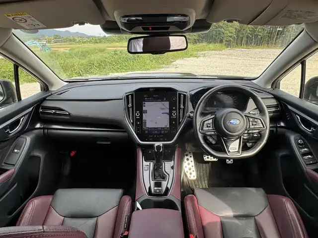 スバル レヴォーグ 1．8STIスポーツ EX 兵庫県 2021(令3)年 3.2万km クリスタルブラックシリカ 純正ナビ/バックカメラ/左サイドカメラ/フロントカメラ/Bluetooth接続可/フルセグTV/レーダークルコン/ステアリングリモコン/革シート/電動リアゲート/ビルトインETC/純正18インチAW/シートヒーター/パワーシート