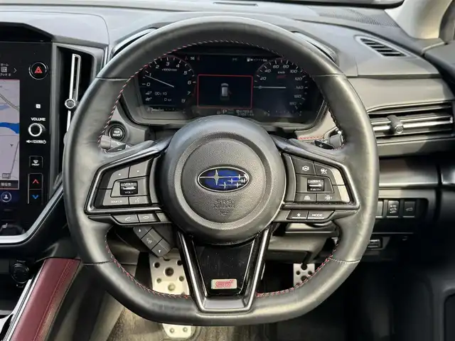 スバル レヴォーグ 1．8STIスポーツ EX 兵庫県 2021(令3)年 3.2万km クリスタルブラックシリカ 純正ナビ/バックカメラ/左サイドカメラ/フロントカメラ/Bluetooth接続可/フルセグTV/レーダークルコン/ステアリングリモコン/革シート/電動リアゲート/ビルトインETC/純正18インチAW/シートヒーター/パワーシート
