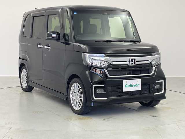 ホンダ Ｎ ＢＯＸ カスタム EX ターボ 茨城県 2021(令3)年 2.5万km クリスタルブラックパール ワンオーナー/ターボ/前後ドライブレコーダー/メモリナビ/フルセグテレビ/バックカメラ/運転助手席シートヒーター/ウィンカーミラー/クルーズコントロール/衝突軽減ブレーキ/ドアバイザー/両側パワースライドドア/プッシュスタート/ETC/コーナーセンサー/ハンズフリー/Bluetooth/純正フロアマット/スペアキー1個
