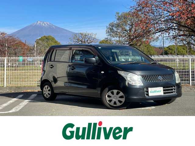 スズキ ワゴンＲ FX 静岡県 2011(平23)年 8.9万km ブルーイッシュブラックパール3 純正オーディオ　/ＡＢＳ　/電動格納ドアミラー　/ヘッドライトレベライザー　/ドアバイザー　/フロアマット　/リモコンキー　/スペアキー　/保証書　/取説