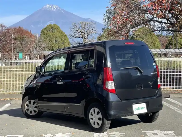 スズキ ワゴンＲ FX 静岡県 2011(平23)年 8.9万km ブルーイッシュブラックパール3 純正オーディオ　/ＡＢＳ　/電動格納ドアミラー　/ヘッドライトレベライザー　/ドアバイザー　/フロアマット　/リモコンキー　/スペアキー　/保証書　/取説