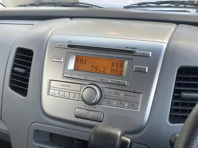 スズキ ワゴンＲ FX 静岡県 2011(平23)年 8.9万km ブルーイッシュブラックパール3 純正オーディオ　/ＡＢＳ　/電動格納ドアミラー　/ヘッドライトレベライザー　/ドアバイザー　/フロアマット　/リモコンキー　/スペアキー　/保証書　/取説