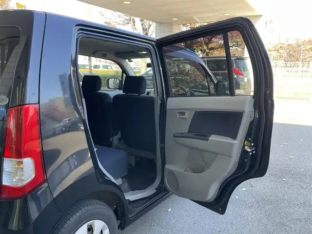 スズキ ワゴンＲ FX 静岡県 2011(平23)年 8.9万km ブルーイッシュブラックパール3 純正オーディオ　/ＡＢＳ　/電動格納ドアミラー　/ヘッドライトレベライザー　/ドアバイザー　/フロアマット　/リモコンキー　/スペアキー　/保証書　/取説