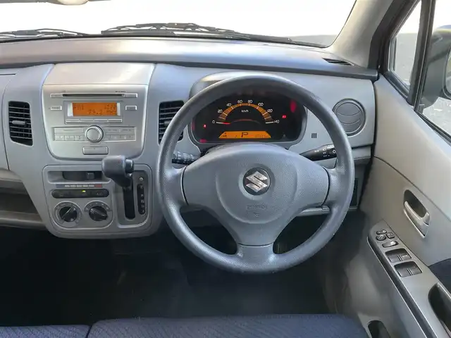 スズキ ワゴンＲ FX 静岡県 2011(平23)年 8.9万km ブルーイッシュブラックパール3 純正オーディオ　/ＡＢＳ　/電動格納ドアミラー　/ヘッドライトレベライザー　/ドアバイザー　/フロアマット　/リモコンキー　/スペアキー　/保証書　/取説