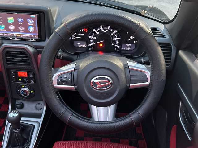 ダイハツ コペン ローブ 沖縄県 2017(平29)年 4.4万km ブラックマイカメタリック/マタドールレッドパール MT車/電動オープン/社外ナビ【CN-RE03D】/（ＡＭ／ＦＭ／ＣＤ／ＤＶＤ／ＢＴ／ＵＳＢ／フルセグＴＶ　）　/バックモニター　/ドライブレコーダー　/シートヒーター　/ＥＴＣ　/ＬＥＤヘッドライト　/フォグランプ/純正１６インチアルミ/横滑り防止