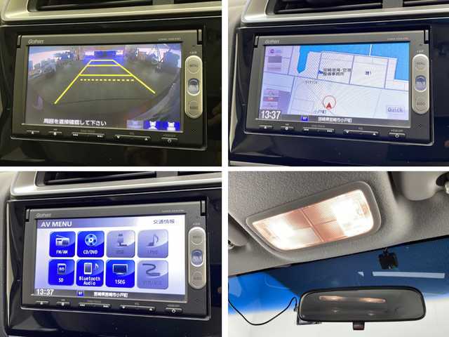 ホンダ フィット 13G Fパッケージ 宮崎県 2015(平27)年 8.1万km クリスタルブラックパール 純正ナビ　/Ｂｌｕｅｔｏｏｔｈ/ＡＭ／ＦＭ/ＣＤ／ＤＶＤ/ワンセグＴＶ/バックカメラ　/ドライブレコーダー　/純正フロアーマット/電動格納ミラー　/プッシュスタート　/ＥＴＣ　/アイドリングストップ/スマートキー